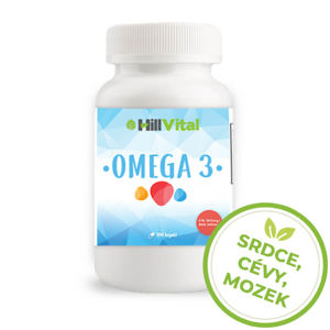 HillVital | Omega 3 mastné kyseliny - Rybí olej - 1000 mg - 100 kapslí
