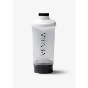 VENIRA shaker se zásobníkem, bílo-černý, 500 ml + 150 ml