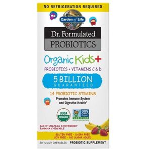 Dr. Formulated probiotika pro děti - jahoda a banán, 30 žvýkacích tablet