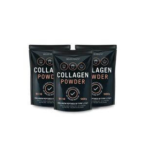 Čistý 100% hovězí kolagen - balení 3x 1 kg