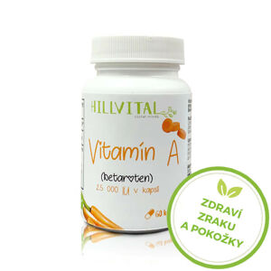 HillVital | Vitamín A - Betakaroten, 60 kapslí