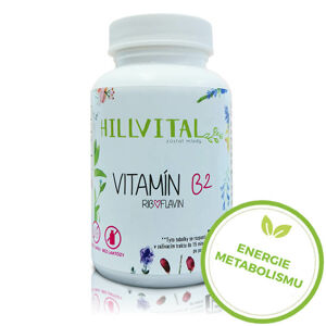 HillVital | Vitamín B2 - Riboflavin - 100 kapslí