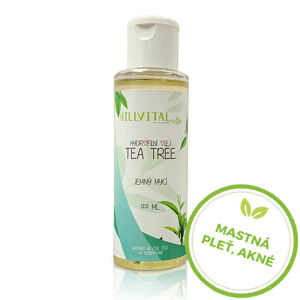 HillVital | Hydrofilní olej Tea Tree pro normální až mastnou pleť, 120 ml