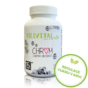HillVital Chrom - Pikolinát - 100 kapslí - DIABETES