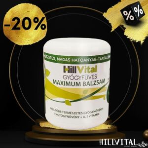 HillVital Maximum balzám - na artrózu, artritidu a revma 250 ml - Valentýnská akce