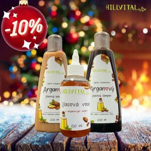 HillVital | Arganový SET - vypadávání vlasů 650 ml