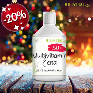 HillVital Multivitamín pro ženy 50+ 500 ml - Novoroční akce
