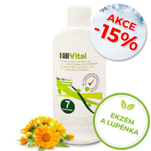 HillVital Šampon na zmírnění lupénky a ekzému 2v1, 250 ml - Akce dne