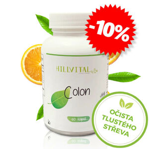 HillVital Colon - podpora trávení a zažívání - 60 ks - Velikonoční detox