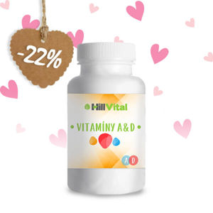HillVital | Vitamín A - D pro zdravou pokožku, nehty a vlasy 60 ks