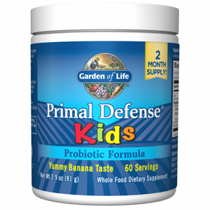Primal Defense Kids Banana probiotika pro děti, 81 g