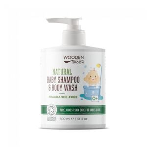 Dětský sprchový gel a šampon na vlasy 2v1 bez parfemace, 300 ml