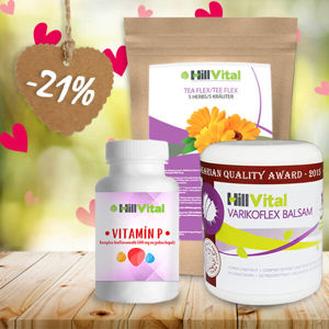 HillVital | Balzám na křečové žíly, vitamíny a čaj - balíček na varixy 500g