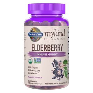 Mykind Organics Elderberry gummy - Bezinka, 120 žvýkacích kapslí