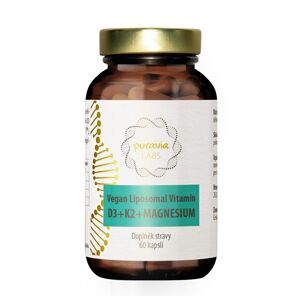 Liposomální vitamín D3 + K2 + Magnesium VEGAN, 60 kapslí