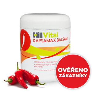 HillVital | Kapsaicinová mast na fibromyalgii - Kapsamax balzám 250 ml