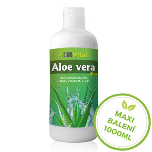HillVital | Aloe Vera - obohacená 100% šťáva - 1000 ml